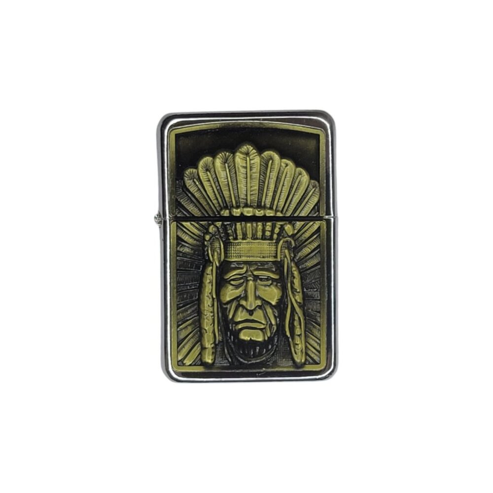 Triple Elders Lighter Belt Buckle - Bronze Metal Lighter Buckle - Free Engraving - Picture 4 of 10